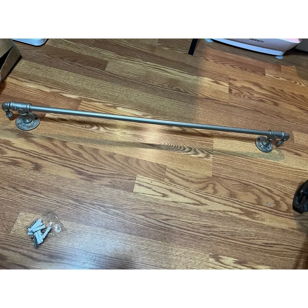 Allied Brass P-250-36-TBHK-SN Pipeline Collection 36 Inch Towel Ba